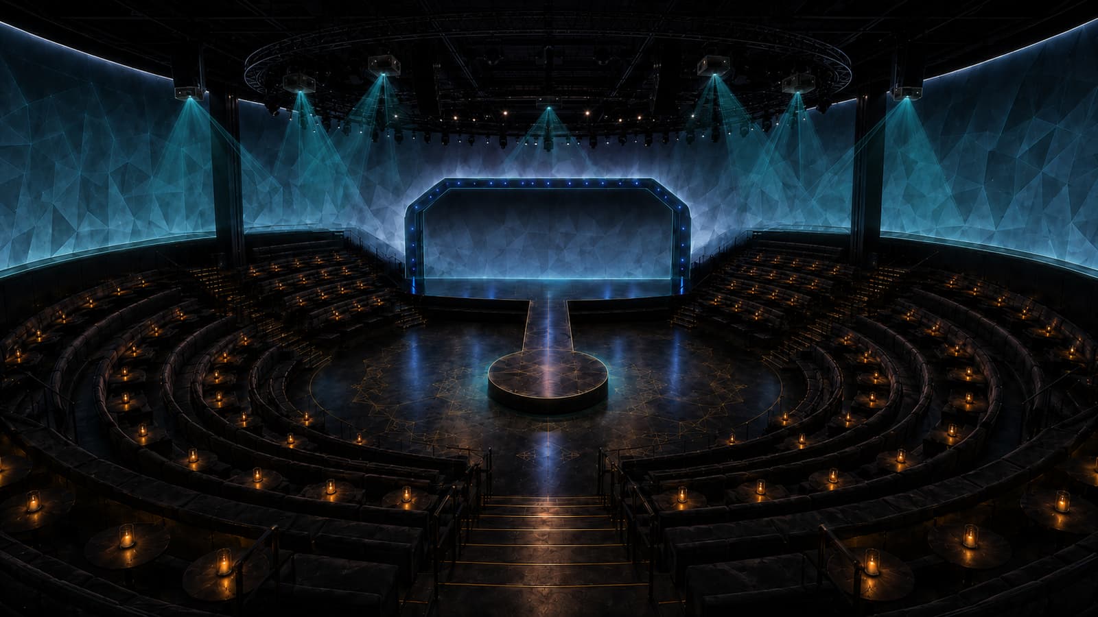 Immerse San Diego base venue, ready for projection mapping